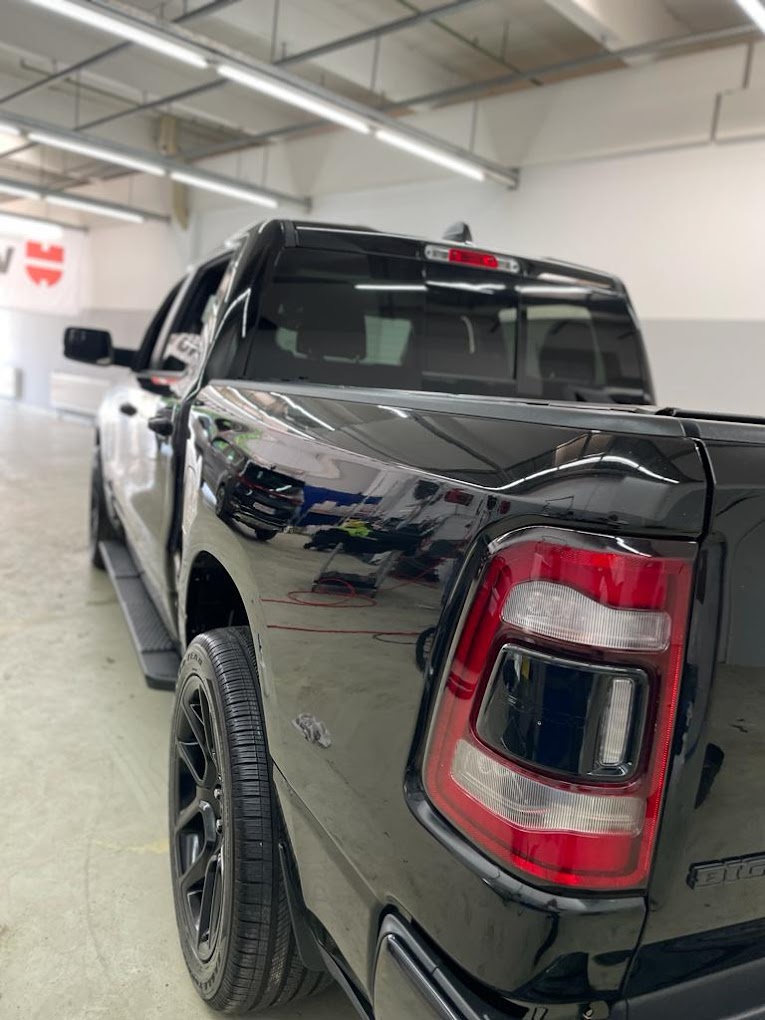 Heckbereich nach professioneller Politur